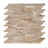 Inoxia SpeedTiles Bengal Brown 11.77 in. x 11.57 in. x 8 mm Stone Self-Adhesive Wall Mosaic Tile (11.4 sq. ft. / case) - Super Arbor