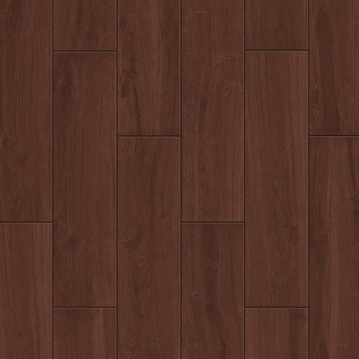 Style Selections Serso Black Walnut 6-in x 24-in Glazed Porcelain Wood Look Tile