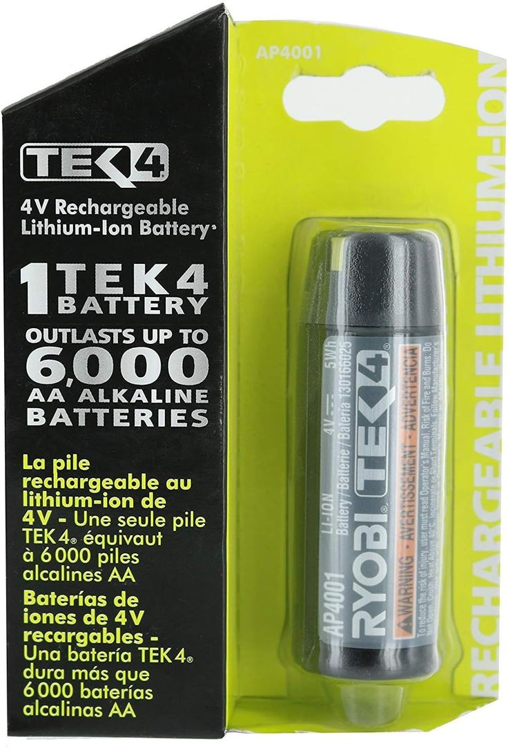 TEK4 4-Volt Lithium-Ion Battery Pack
