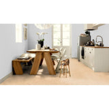 Forbo Flooring Systems Marmoleum Cinch Loc Seal Caribbean 10-mm T x 12-in W x 12-in L Waterproof Tile Look Laminate Flooring (6.78-sq ft / Carton)