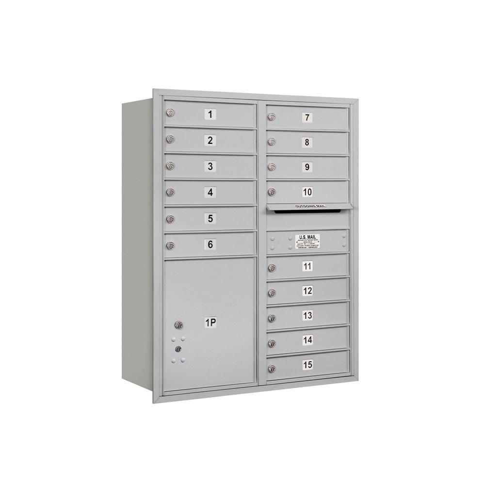 3700 Series 41 in. 11 Door High Unit Bronze Private Rear Loading Bronze 4C Horizontal Mailbox with 20 MB1 Doors - Super Arbor