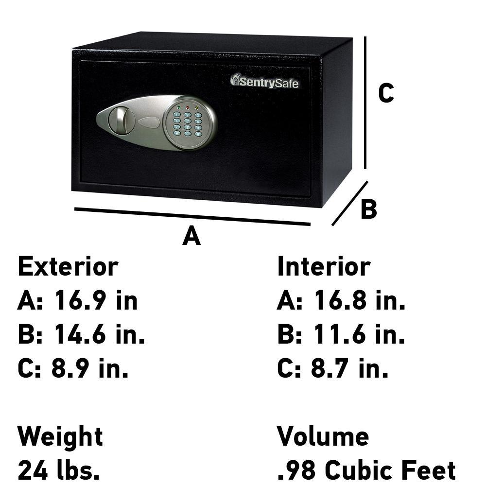 1.0 cu. ft. Security Safe with Digital Keypad - Super Arbor