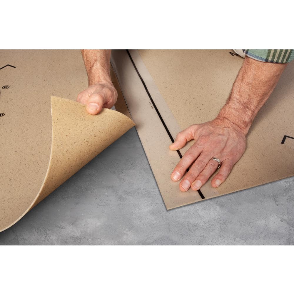 Eco Cork Foam 300 sq. ft. 3 ft. x 100 ft. x3.2mm Waterproof Premium Plus 10-in-1 Underlayment-Vinyl Plank, Laminate, Engineered Wood