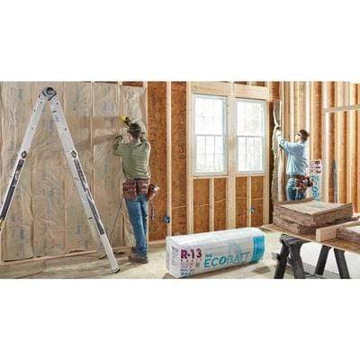 Knauf Ecobatt R-13 Kraft Faced Fiberglass Insulation Batts - All Sizes image 4