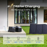 EcoFlow Battery Solar Generator DELTA Pro 3600Wh Solar, 3600W Output, LFP Power Station, Home Backup, Camping, Push-Button Start