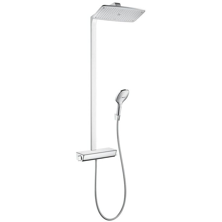 4-spray 14.125 in. Dual Shower Head and Handheld Shower Head in Chrome