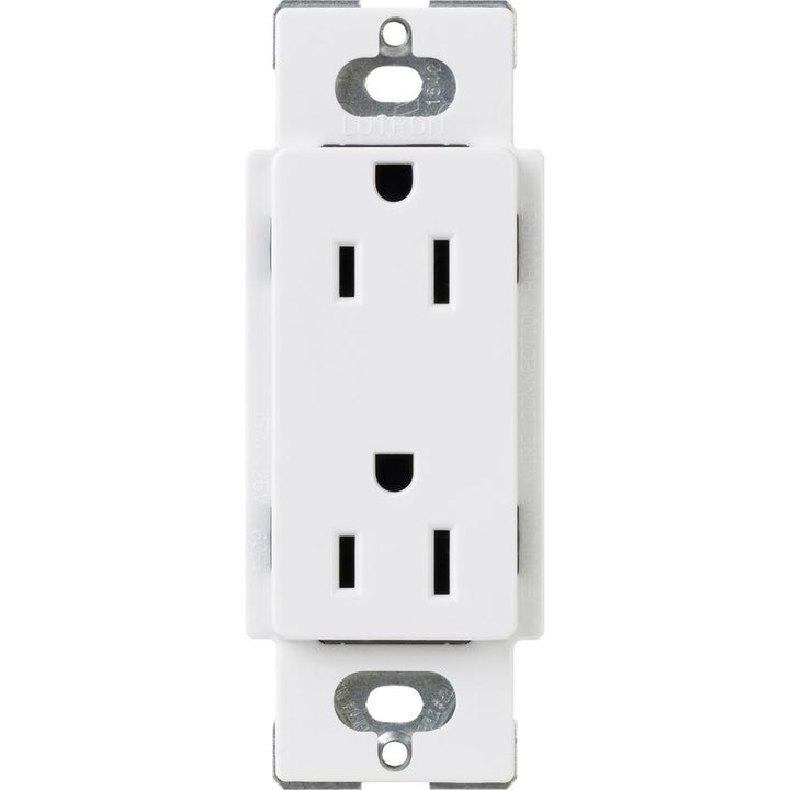 Claro 15 Amp Duplex Outlet, White - Super Arbor