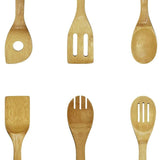 6-Piece Bamboo Cooking Utensil Set