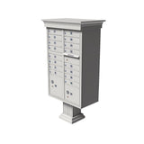 Vital 12-Mailboxes 1-Parcel Locker 1-Outgoing Pedestal Mount Cluster Box Unit - Super Arbor