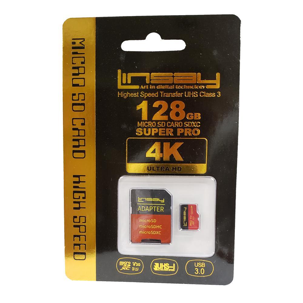 High Speed Micro SD Card 128GB V30 4K ULTRA HD - Super Arbor