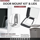 Rev-A-Shelf 35-Quart Plastic Pull Out Trash Can