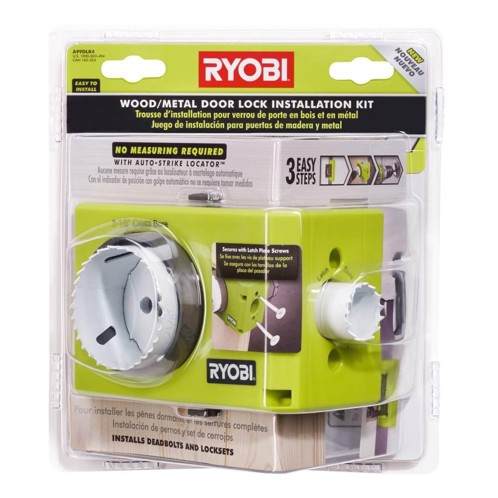 Wood/Metal Door Lock Installation Kit - Super Arbor