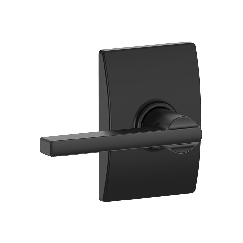 Latitude Satin Nickel Passage Hall/Closet Door Lever with Century Trim - Super Arbor