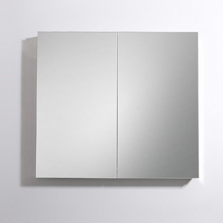 39.50 in. W x 36 in. H x 5 in. D Frameless Recessed or Surface-Mount Bathroom Medicine Cabinet