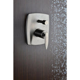 Tempo Series 1-Handle 1-Spray Tub and Shower Faucet in Brushed Nickel (Valve Included) - Super Arbor