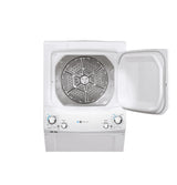 GE Electric Stacked Laundry Center, 3.9-cu ft Washer & 5.9-cu ft Dryer, ENERGY STAR, White (GUD27EESNWW)
