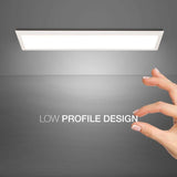 Commercial Electric 1 ft. x 4 ft. 3800 Lumens Dimmable White Integrated LED Flat Panel Ceiling Flush Mount Fixture with Selectable 5CCT
