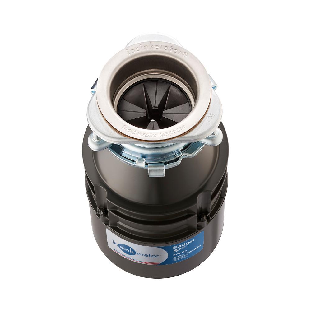 InSinkErator Badger 5XP 3/4 HP Continuous Feed Disposer - Super Arbor