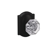 Custom Alexandria Satin Nickel Camelot Trim Combined Interior Glass Door Knob - Super Arbor