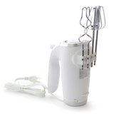 Better Chef 6-in Cord 5-Speed White Hand Mixer