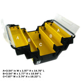 18 in. Deluxe Steel and Plastic Tool Box - Super Arbor