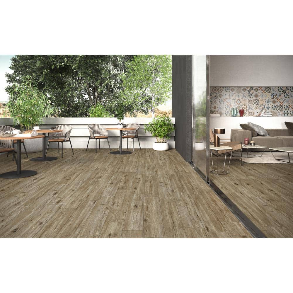 MSI Edwards Oak 2 cm. x 8 in. x 47 in. Porcelain Wood Look Paver Tile (8 sq. ft./Case)
