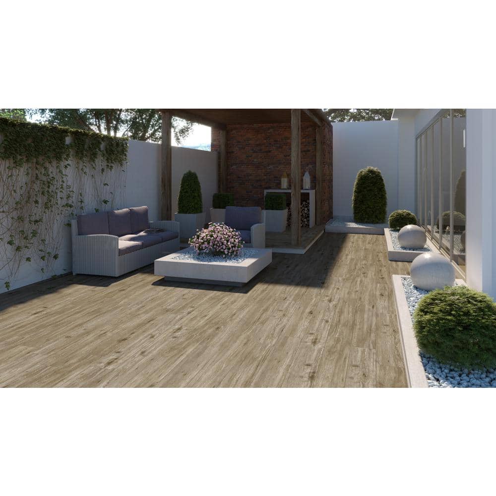 MSI Edwards Oak 2 cm. x 8 in. x 47 in. Porcelain Wood Look Paver Tile (8 sq. ft./Case)