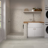 Emser METRO Cream Natural Stone Limestone Border Tile, Honed (12 in. x 12 in. Mosaic Sheet)