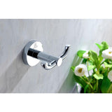 Caster Series Double Robe Hook in Polished Chrome - Super Arbor