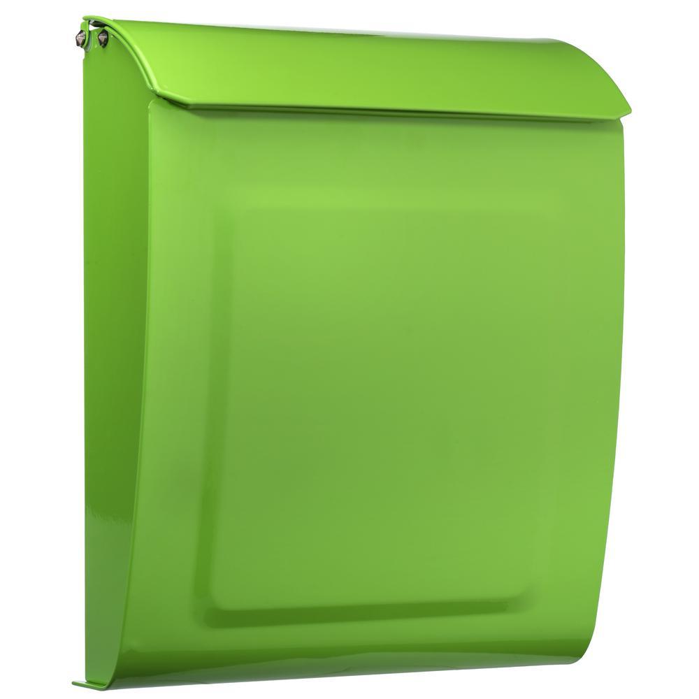 Aspen Locking Wall Mount Mailbox Graphite - Super Arbor