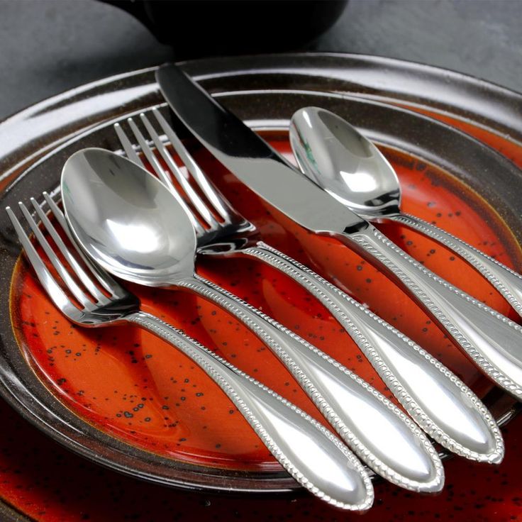 Oriana 20-Piece Stainless Steel Flatware Set (Service for 4)