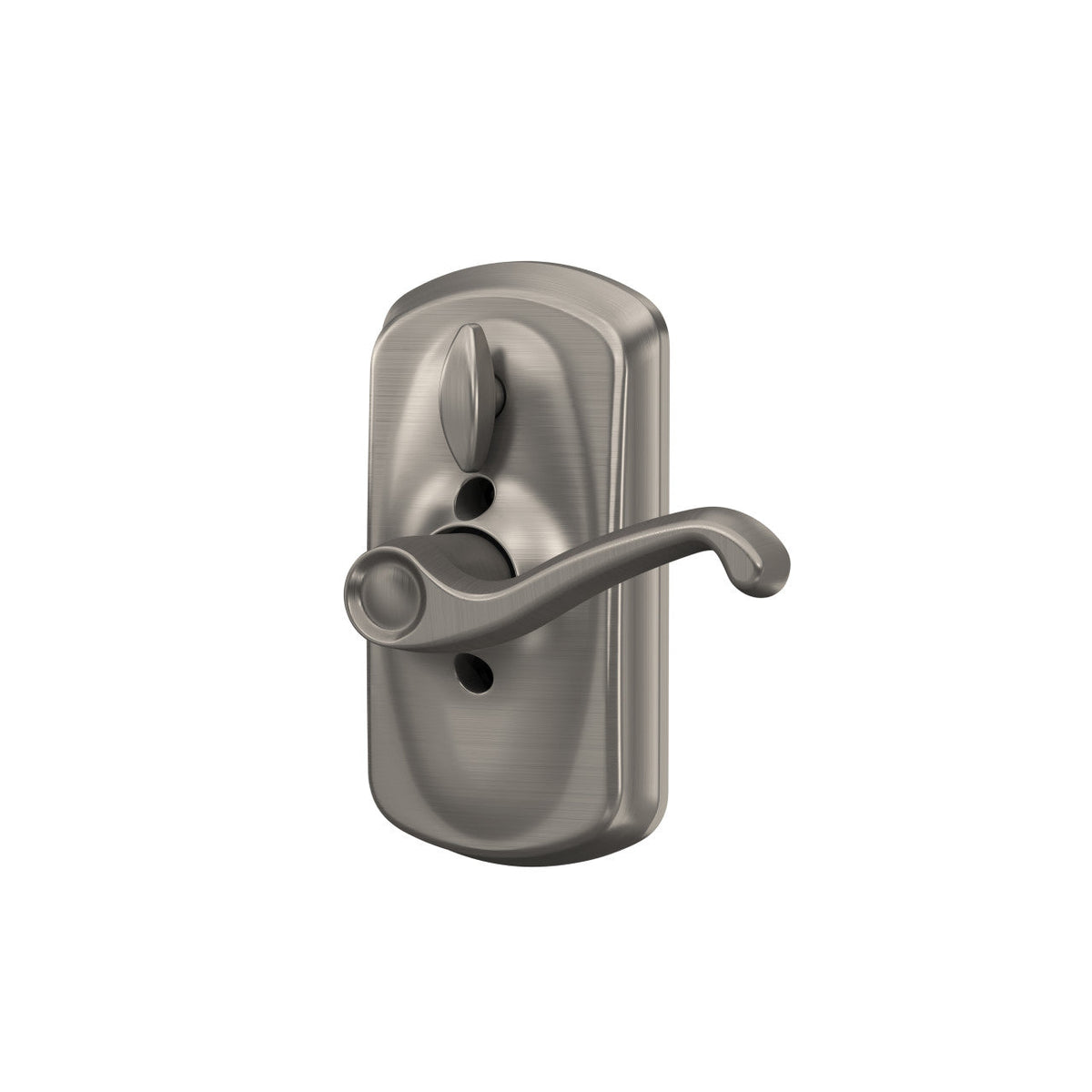 Schlage Plymouth Bright Brass Keypad Lever with Flair Lever Featuring Flex-Lock