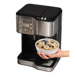 12-Cup Programmable Black Coffee Maker with Hot Water Dispenser