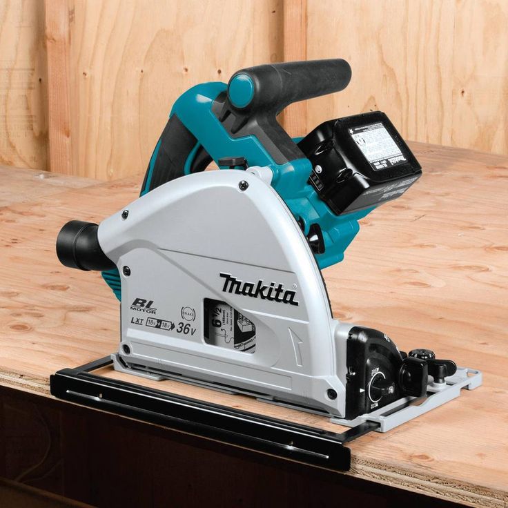 18-Volt X2 LXT Lithium-Ion (36V) Brushless 6-1/2 in. Plunge Circular Saw Kit 5.0Ah with bonus 39 in. Metal Guide Rail