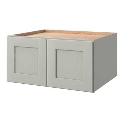 allen + roth Stonewall 30-in W x 18.125-in H x 24-in D Stone Maple Door Wall Semi-Custom Cabinet