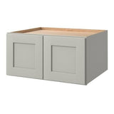 allen + roth Stonewall 30-in W x 18.125-in H x 24-in D Stone Maple Door Wall Semi-Custom Cabinet