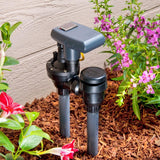 Solar Powered Irrigation Timer with Anti-Siphon Valve