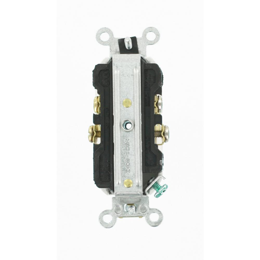 20 Amp Commercial Grade Duplex Outlet, White - Super Arbor