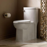 Boulevard Tall Height 1-Piece 1.28 GPF Single Flush Elongated Toilet in Linen, Seat Included - Super Arbor