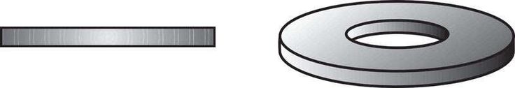 Hillman Yellow Dichromate Steel 9/16 in. USS Flat Washer, 50-Pack