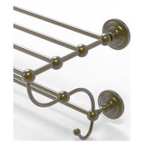 Allied Brass Prestige Que New Antique Brass Wall Mount Towel Rack