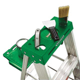 Werner 5 ft. H Aluminum Step Ladder Type II 225 lb. capacity
