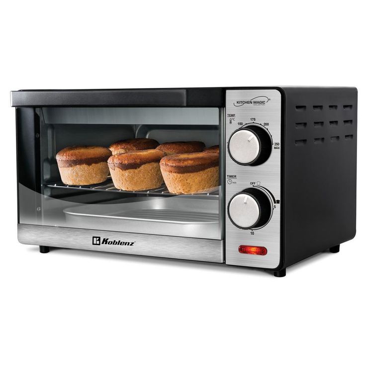 Kitchen Magic Collection Silver 10-Liter Toaster Oven