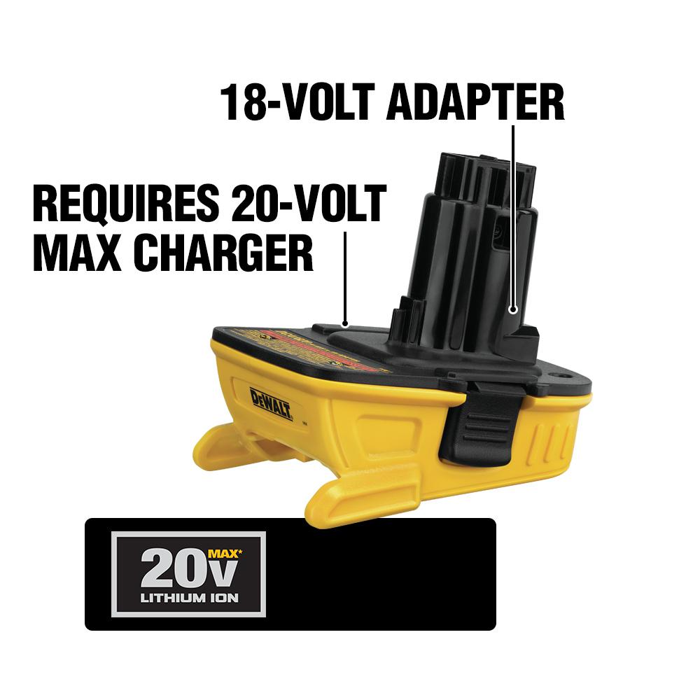 20-Volt MAX Lithium-Ion Battery Adapter for 18-Volt Tools - Super Arbor