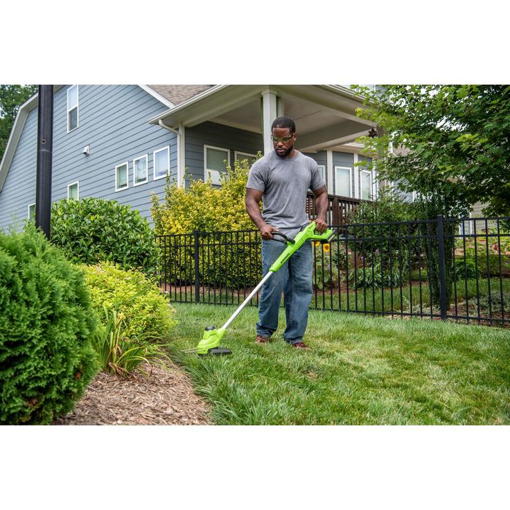 Greenworks 24-Volt 12 in. TORQDRIVE String Trimmer, 2Ah USB Battery and Charger Included ST24B212