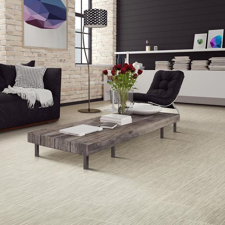 Congoleum AirStep Plus Linea 12-ft W Cut-to-Length Frost Line Stone Look Low-Gloss Finish Sheet Vinyl