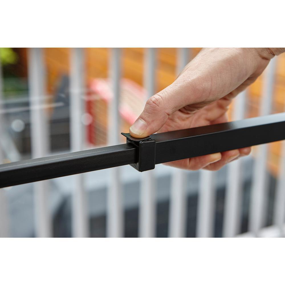 Patio Door Security Bar with Anti-Lift Lock (Black) - Super Arbor
