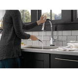 Delta Mateo Touch2O Chrome 1-Handle Deck-Mount Pull-Down Touch Kitchen Faucet