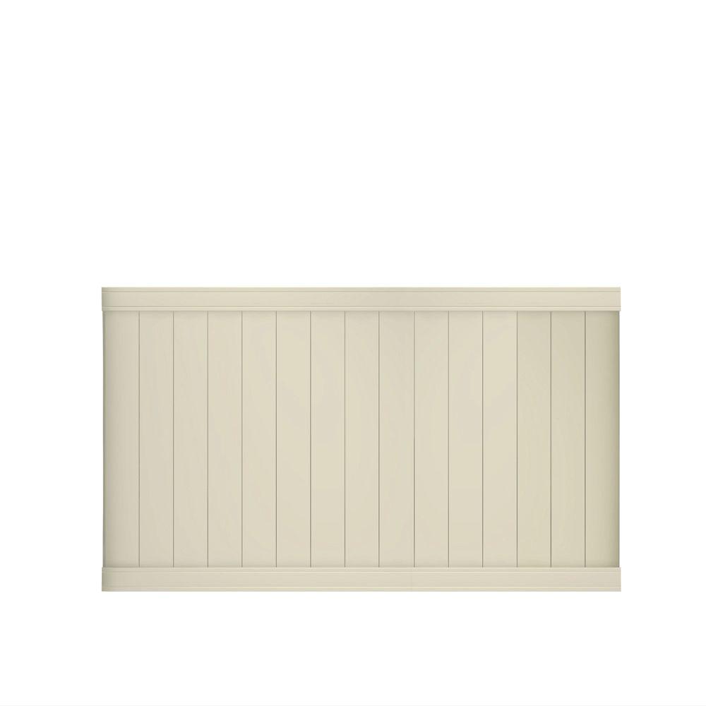 Pro- Series 6 ft. H x 6 ft. W Vinyl Woodbridge Privacy Fence Panel - Super Arbor