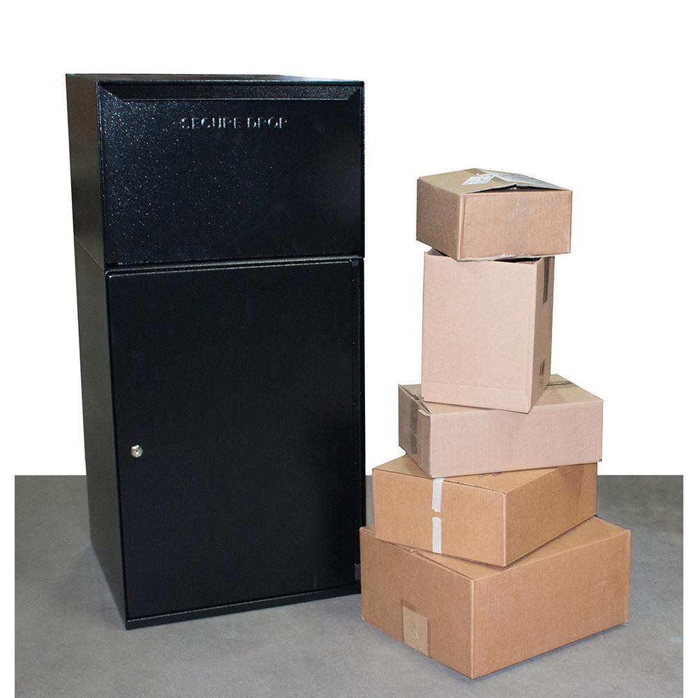 Collection Vault with Front Access and Tote in Black - Super Arbor